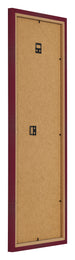 Fotokader 33x98cm Wijnrood Geveegd MDF Bologna Achterzijde Schuin | Yourdecoration.be