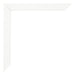 Fotokader 33x98cm Wit Hoogglans MDF Bologna Detail Hoek | Yourdecoration.be