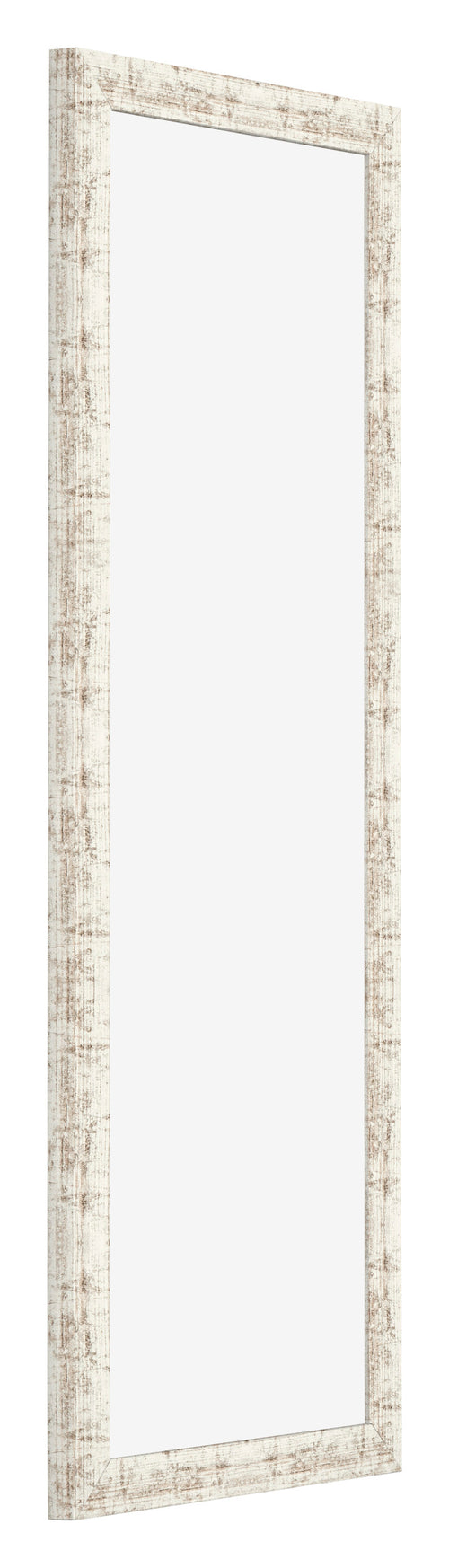 Fotokader 33x98cm Wit Vintage MDF Bologna Voorzijde Schuin | Yourdecoration.be