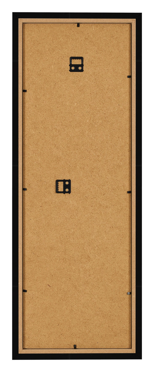Fotokader 33x98cm Zwart Hoogglans MDF Bologna Achterzijde | Yourdecoration.be