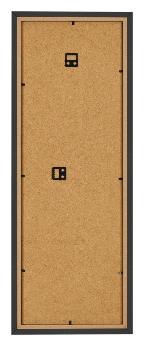 Fotokader 33x98cm Zwart Houtnerf MDF Bologna Achterzijde | Yourdecoration.be