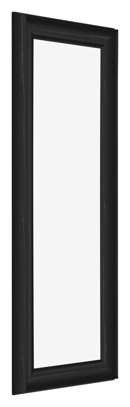 Fotokader 33x98cm Zwart Houtnerf MDF Lazio Voorzijde Schuin | Yourdecoration.be