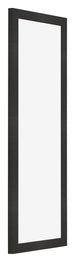 Fotokader 33x98cm Zwart Mat MDF Bologna Voorzijde Schuin | Yourdecoration.be
