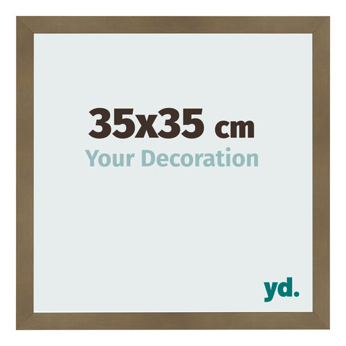 Fotokader 35x35cm Brons Decor MDF Bologna Voorzijde Maat | Yourdecoration.be