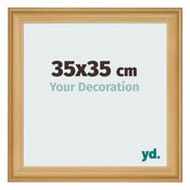 Fotokader 35x35cm Dennen Houtnerf MDF Lazio Voorzijde Maat | Yourdecoration.be
