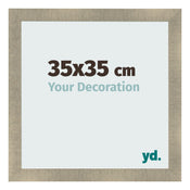 Fotokader 35x35cm Goud Antiek MDF Pisa Voorzijde Maat | Yourdecoration.be