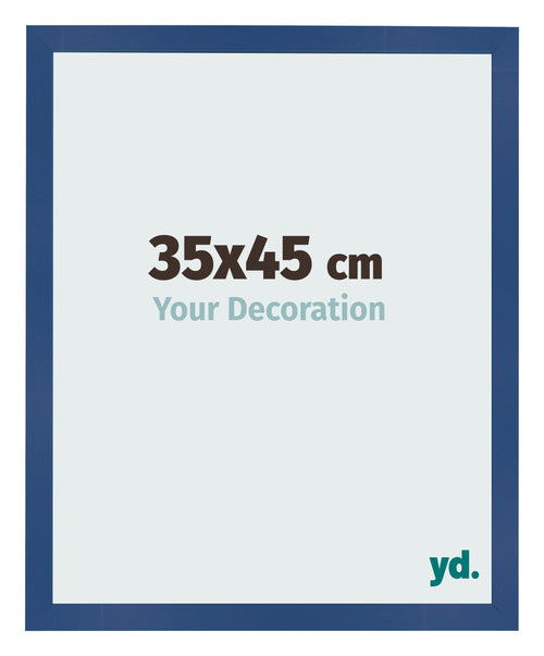Fotokader 35x45 cm Donkerblauw MDF Bologna Voorzijde Maat | Yourdecoration.be
