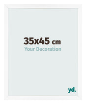 Fotokader 35x45 cm Wit Mat MDF Bologna Voorzijde Maat | Yourdecoration.be