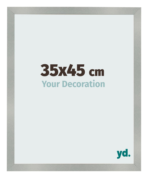 Fotokader 35x45cm Aluminium Geborsteld MDF Bologna Voorzijde Maat | Yourdecoration.be