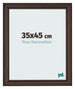 Fotokader 35x45cm Eiken Donker MDF Lazio Voorzijde Maat | Yourdecoration.be