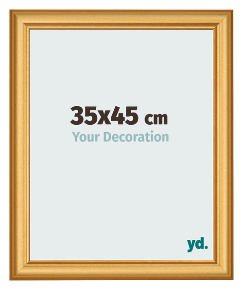 Fotokader 35x45cm Goud Mat MDF Lazio Voorzijde Maat | Yourdecoration.be