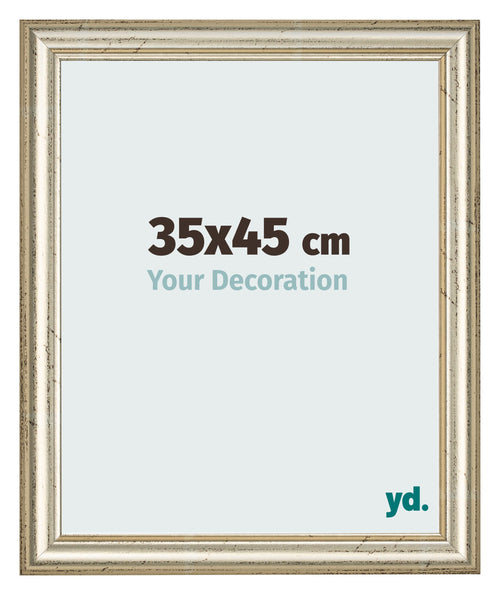 Fotokader 35x45cm Metaalglans MDF Lazio Voorzijde Maat | Yourdecoration.be