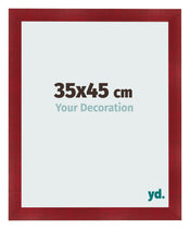 Fotokader 35x45cm Wijnrood Geveegd MDF Pisa Voorzijde Maat | Yourdecoration.be