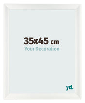 Fotokader 35x45cm Wit Geveegd MDF Pisa Voorzijde Maat | Yourdecoration.be