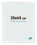 Fotokader 35x45cm Wit Mat MDF Pisa Voorzijde Maat | Yourdecoration.be