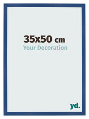 Fotokader 35x50 cm Donkerblauw MDF Bologna Voorzijde Maat | Yourdecoration.be