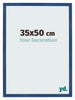 Fotokader 35x50 cm Donkerblauw MDF Bologna Voorzijde Maat | Yourdecoration.be