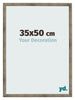 Fotokader 35x50 cm Metaal Vintage MDF Bologna Voorzijde Maat | Yourdecoration.be