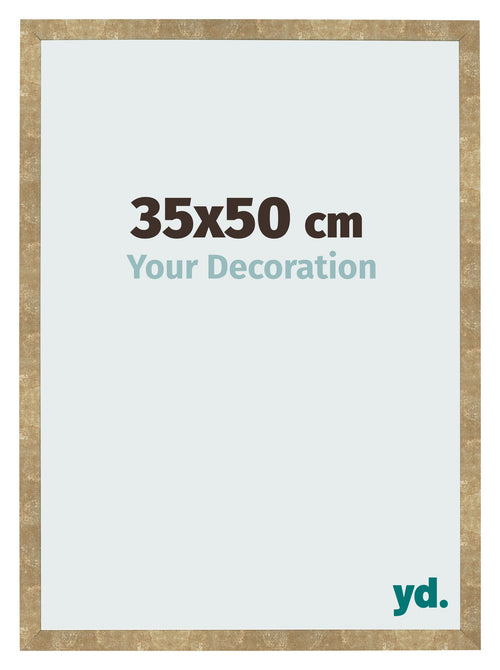 Fotokader 35x50cm Goud Antiek MDF Bologna Voorzijde Maat | Yourdecoration.be
