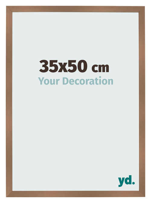 Fotokader 35x50cm Koper Decor MDF Bologna Voorzijde Maat | Yourdecoration.be