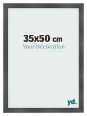 Fotokader 35x50cm Zwart Mat MDF Pisa Voorzijde Maat | Yourdecoration.be