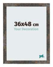 Fotokader 36x48 cm Geoxideerd Metaal MDF Bologna Voorzijde Maat | Yourdecoration.be