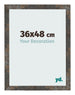 Fotokader 36x48 cm Geoxideerd Metaal MDF Bologna Voorzijde Maat | Yourdecoration.be