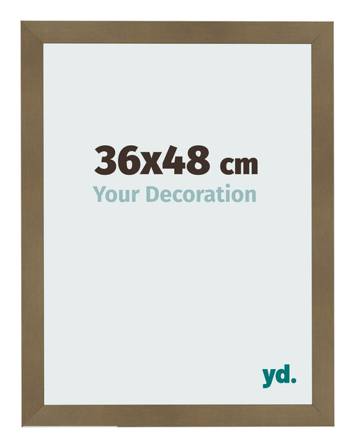 Fotokader 36x48cm Brons Decor MDF Bologna Voorzijde Maat | Yourdecoration.be