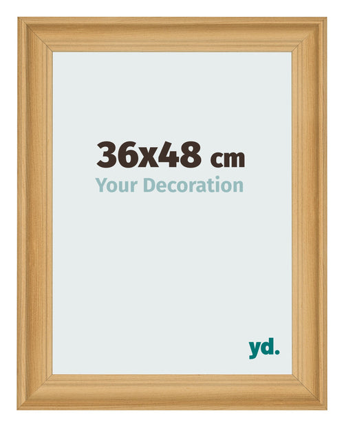 Fotokader 36x48cm Dennen Houtnerf MDF Lazio Voorzijde Maat | Yourdecoration.be