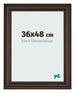 Fotokader 36x48cm Eiken Donker MDF Lazio Voorzijde Maat | Yourdecoration.be