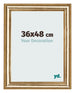 Fotokader 36x48cm Goud Antiek MDF Lazio Voorzijde Maat | Yourdecoration.be