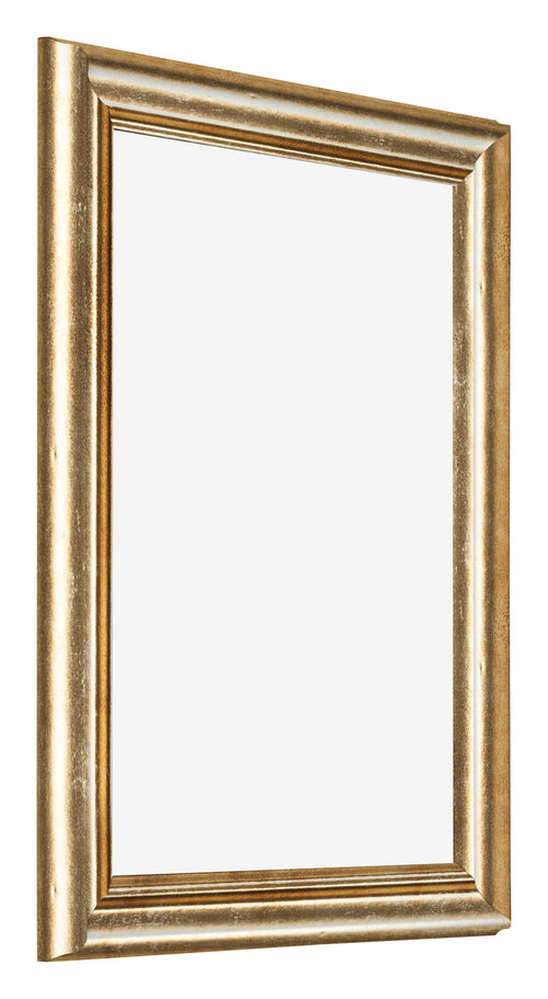 Fotokader 36x48cm Goud Antiek MDF Lazio Voorzijde Schuin | Yourdecoration.be