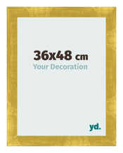 Fotokader 36x48cm Goud Vintage MDF Pisa Voorzijde Maat | Yourdecoration.be