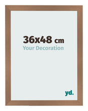 Fotokader 36x48cm Koper Decor MDF Bologna Voorzijde Maat | Yourdecoration.be
