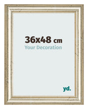 Fotokader 36x48cm Metaalglans MDF Lazio Voorzijde Maat | Yourdecoration.be