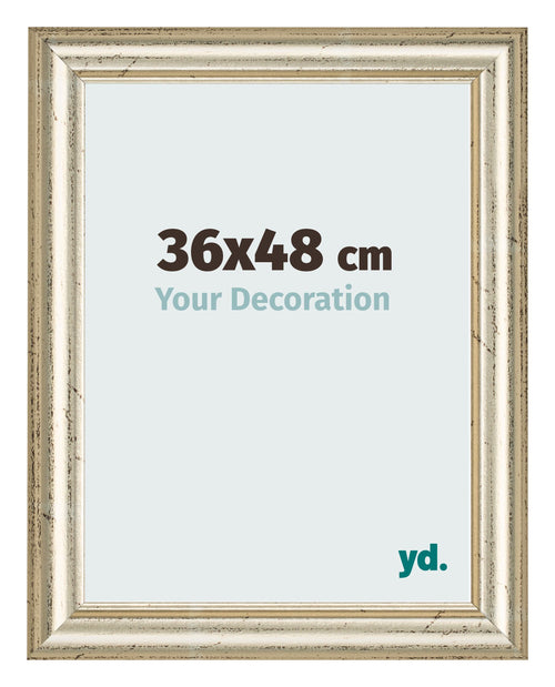 Fotokader 36x48cm Metaalglans MDF Lazio Voorzijde Maat | Yourdecoration.be
