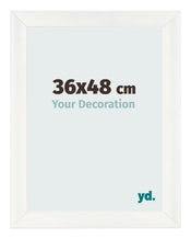 Fotokader 36x48cm Wit Geveegd MDF Pisa Voorzijde Maat | Yourdecoration.be