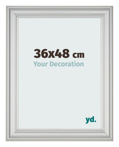 Fotokader 36x48cm Zilver Mat MDF Lazio Voorzijde Maat | Yourdecoration.be