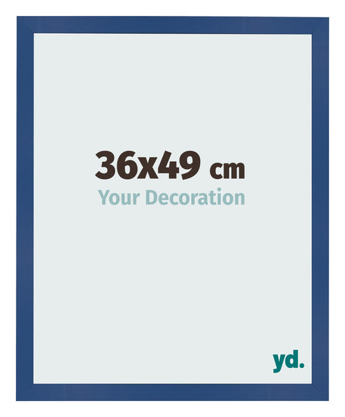 Fotokader 36x49 cm Donkerblauw MDF Bologna Voorzijde Maat | Yourdecoration.be