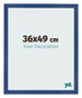 Fotokader 36x49 cm Donkerblauw MDF Bologna Voorzijde Maat | Yourdecoration.be