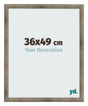 Fotokader 36x49 cm Metaal Vintage MDF Bologna Voorzijde Maat | Yourdecoration.be