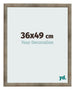 Fotokader 36x49 cm Metaal Vintage MDF Bologna Voorzijde Maat | Yourdecoration.be