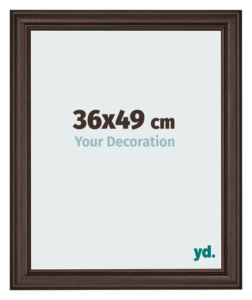 Fotokader 36x49cm Eiken Donker MDF Lazio Voorzijde Maat | Yourdecoration.be