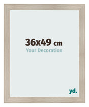 Fotokader 36x49cm Eiken Licht MDF Pisa Voorzijde Maat | Yourdecoration.be