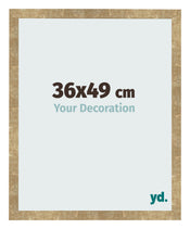 Fotokader 36x49cm Goud Antiek MDF Bologna Voorzijde Maat | Yourdecoration.be