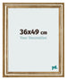 Fotokader 36x49cm Goud Antiek MDF Lazio Voorzijde Maat | Yourdecoration.be