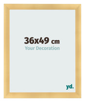 Fotokader 36x49cm Goud Mat MDF Pisa Voorzijde Maat | Yourdecoration.be