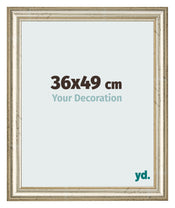 Fotokader 36x49cm Metaalglans MDF Lazio Voorzijde Maat | Yourdecoration.be