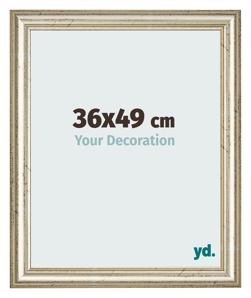 Fotokader 36x49cm Metaalglans MDF Lazio Voorzijde Maat | Yourdecoration.be