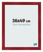 Fotokader 36x49cm Wijnrood Geveegd MDF Pisa Voorzijde Maat | Yourdecoration.be